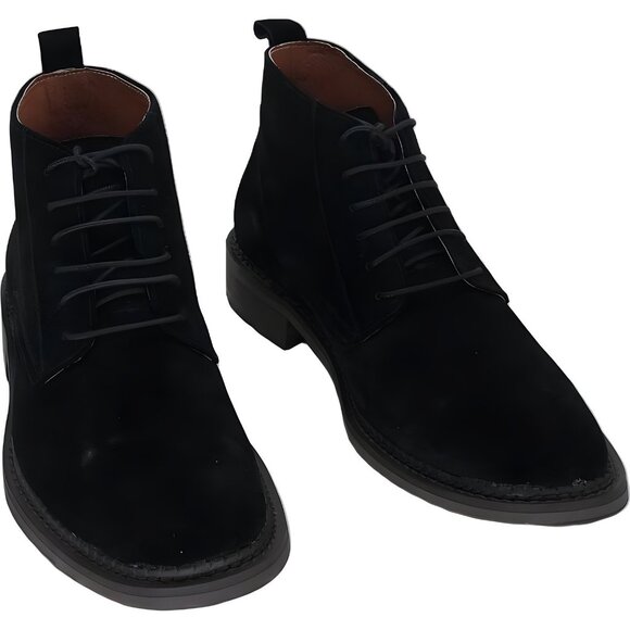 Aldwin Suede Black Men's Boots Size 8.5 M 41.5 EU by Vintage Foundry